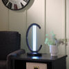 16" in UV STERILIZED BLACK SEMI OVAL TABLE LAMP W/ REMOTE CONTROL - Image 6