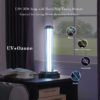 18.75" in UV STERILIZED BLACK METAL TABLE LAMP W/ REMOTE CONTROL - Image 7