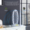 16.5" in UV STERILIZED WHITE TABLE LAMP W/ REMOTE CONTROL - Image 8