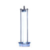19.25" in UV STERILIZED SILVER METAL TABLE LAMP W/ REMOTE CONTROL - Image 2