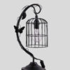 17.5" in IRIS BLACK BUTTERFLY GARDEN METAL TABLE LAMP - Image 3
