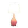 28" in PINK TELLI PEBBLE MID CENTURY RESIN TABLE LAMP - Image 2