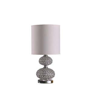 24"in MOD CRYSTAL INSP RETRO TABLE LAMP