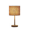 18.5" in FAUX SUEDE LEOPARD PRINT METAL TABLE LAMP - Image 2