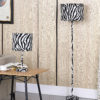 18.5"in FAUX SUEDE ZEBRA METAL TABLE LAMP - Image 5