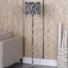 58.5" in FAUX SUEDE ZEBRA PRINT FLOOR LAMP - Image 3