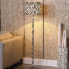 58.5" in FAUX SUEDE ZEBRA PRINT FLOOR LAMP - Image 4