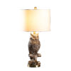 27.5" in SILVER OWL ON A BRANCH RESIN TABLE LAMP - Image 2