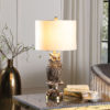 27.5" in SILVER OWL ON A BRANCH RESIN TABLE LAMP - Image 4
