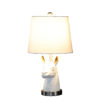 20.5" in PATAGONIA WHITE LLAMA BUST RESIN TABLE LAMP - Image 2