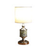 23" LAYLA ROSE GOLD BOHEMIAN GLASS MOSAIC MODERN TABLE LAMP - Image 2