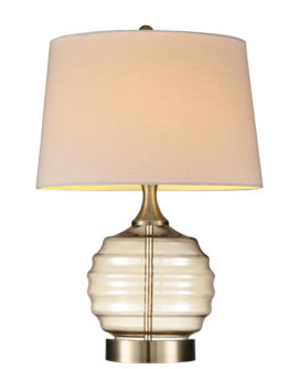 22.5" TUSCAN SUN GLASS TABLE LAMP