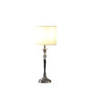22.75" in ALBI CANDLESTICK CRYSTAL ACCENT BLACK/SILVER TABLE LAMP - Image 2