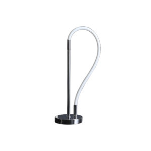 20.25" in ELASTILIGHT LED TUBE W/ MAGNETIC END CONTEMPORARY CHROME SILVER TABLE LAMP