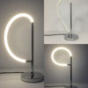 20.25" in ELASTILIGHT LED TUBE W/ MAGNETIC END CONTEMPORARY CHROME SILVER TABLE LAMP - Image 7