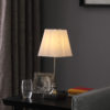 18.75" in LEIL MID CENTURY SQUARE BRUSH SILVER TABLE LAMP - Image 4