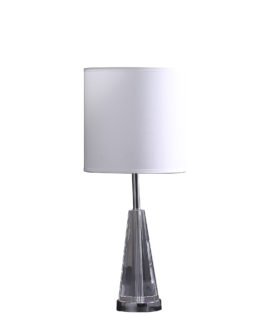 21.5" in ELLI PRISM CONE SHAPE CRYSTAL TABLE LAMP