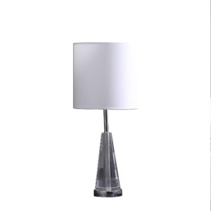 21.5" in ELLI PRISM CONE SHAPE CRYSTAL TABLE LAMP