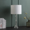 24.5" in MITZ CUT CRYSTAL COLUMN MODERN TABLE LAMP - Image 3