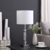 19.75" in ELON CUT CRYSTAL COLUMN MODERN TABLE LAMP - Image 3