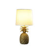 17" in GOLDEN BRASS TROPICAL HEAHEA PINEAPPLE TABLE LAMP - Image 2