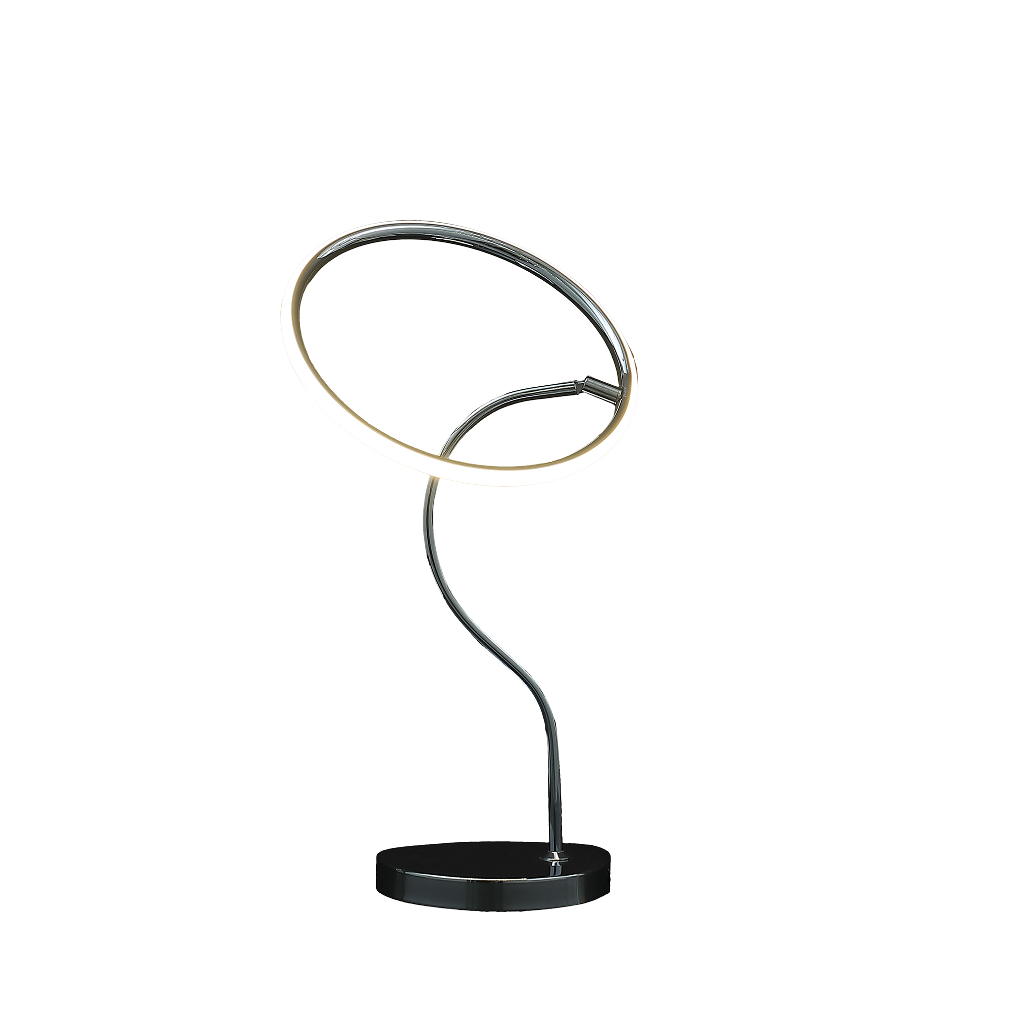 25.5″ in CIRCULAR HALO RING LED MODERN TABLE LAMP