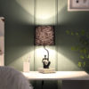 20.5" in MODERN READER BLACK SITTING A GRAY STACK OF BOOKS POLYRESIN TABLE LAMP - Image 4