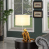 25.5"H GOLDEN MONKEY HOLDING POLYRESIN TABLE LAMP - Image 4