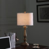 27.5"H COASTAL WOOD EFFECT POLYRESIN TABLE LAMP - Image 4