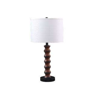 27.5" in COASTAL LITTORAL WOOD INSP MODERN TABLE LAMP