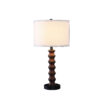 27.5" in COASTAL LITTORAL WOOD INSP MODERN TABLE LAMP - Image 2