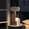 28" in LEGEME MID CENTURY DANISH 2-LIGHT STEEL PULL CHAIN TABLE LAMPS - Image 4