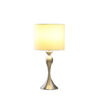 24.5" in BAILEY BRUSHED SILVER MODERN CANDLESTICK METAL TABLE LAMP - Image 2