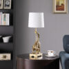 24" in WILDLIFE OLD WORLD GOLD  CAPUCHIN MONKEY POLYRESIN TABLE LAMP - Image 3