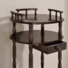 30" in CHERRY 3-TIER SHELVES W/ SINGLE DRAWER PHONE TABLE - Image 3