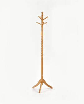71.5"in FREE STANDING TWIST OAK WOODEN COAT RACK