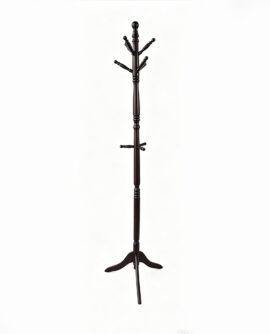71.5" in ESPRESSO WOOD SWIVEL COAT RACK